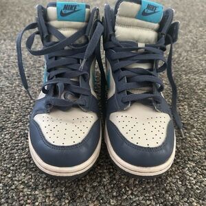 Nike Kids Blue and White Sneakers